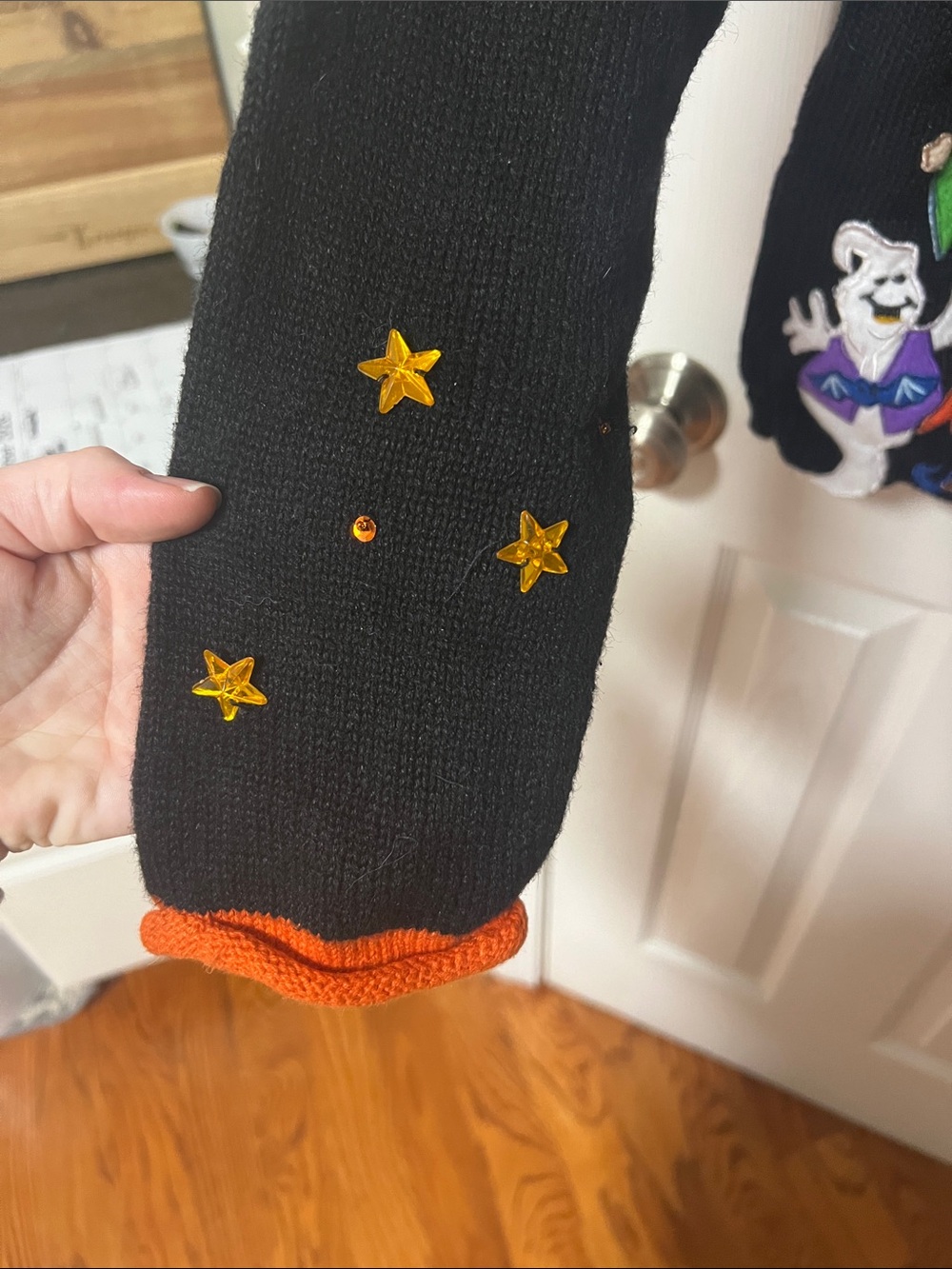 Tiara International Vintage 90s Halloween Sweater / Cardigan - Picture 4 of 8